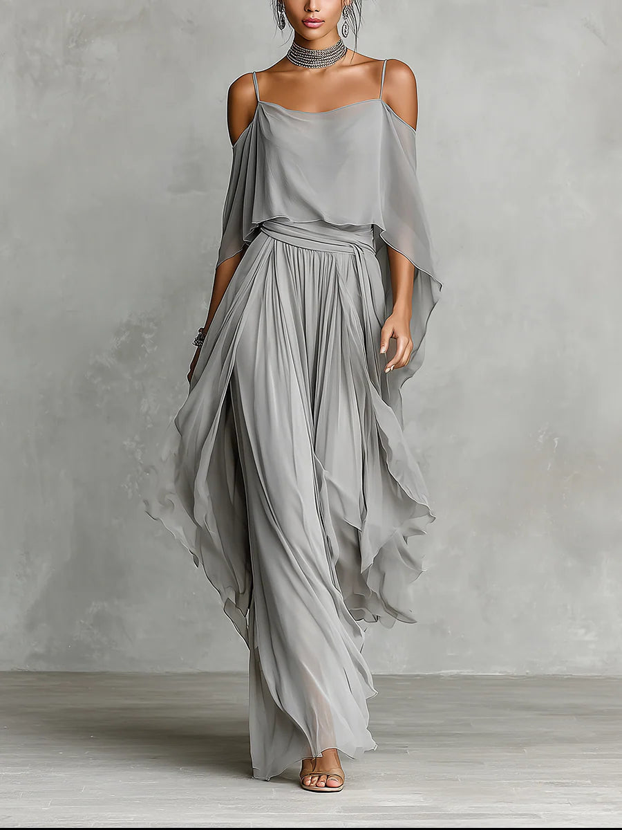 Nadya | Off-Shoulder Two-Piece Set