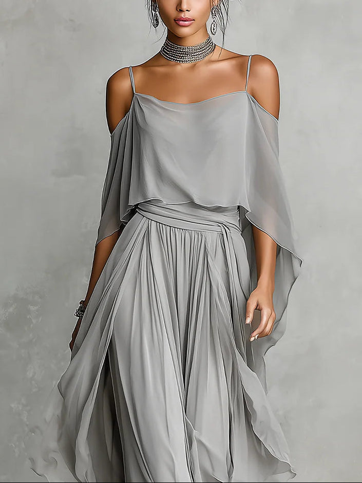 Nadya | Off-Shoulder Two-Piece Set
