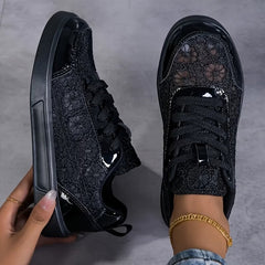 Floral Lace Sneakers