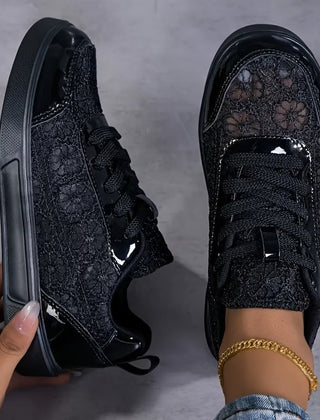 Floral Lace Sneakers
