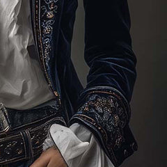Embroidered Longline Jacket
