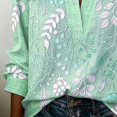 Botanical Print Blouse