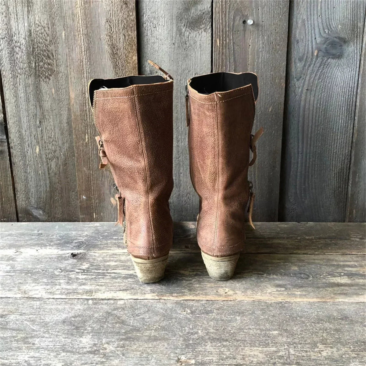 Leather Fall Boots