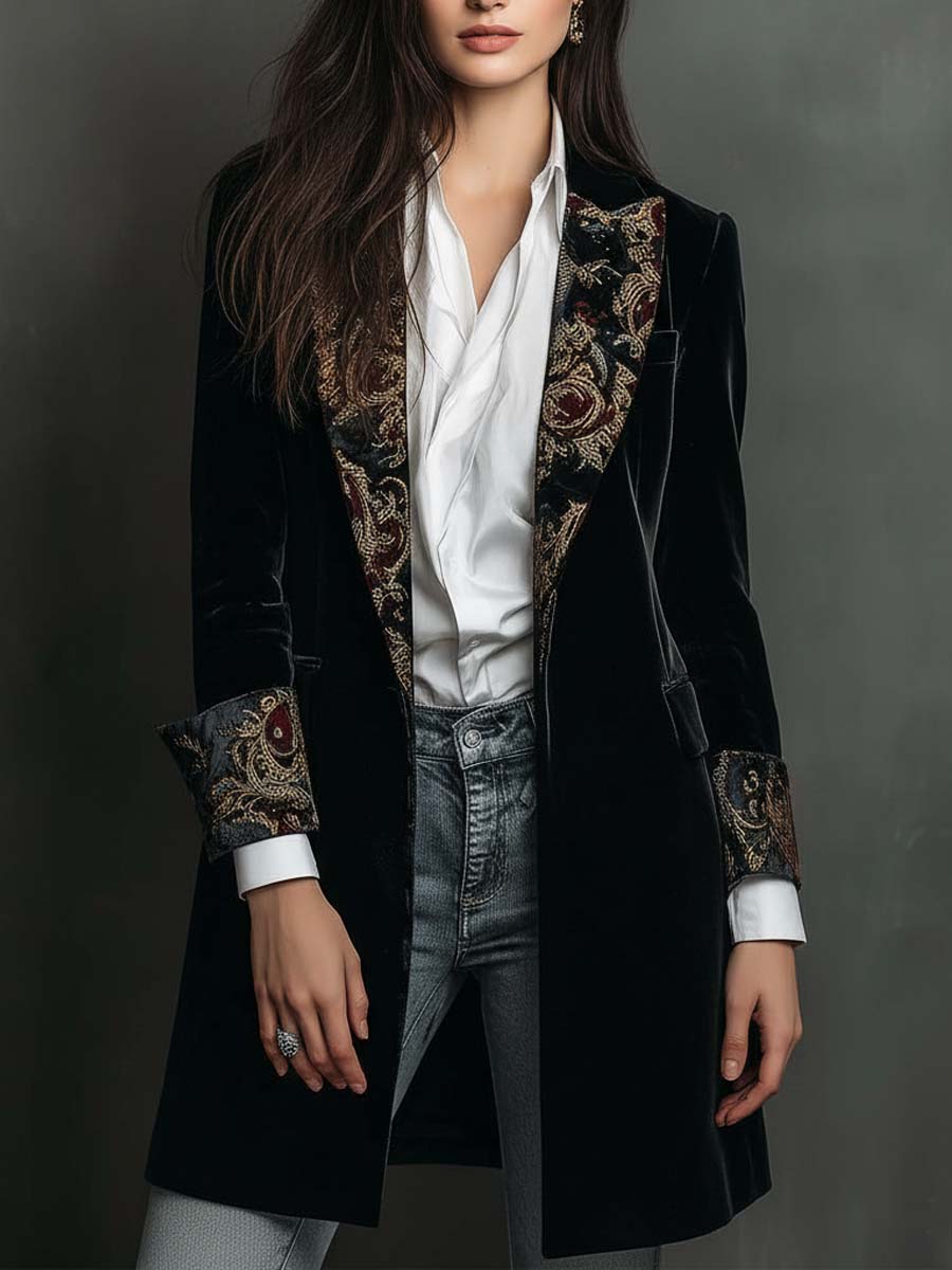 Ornate Longline Blazer