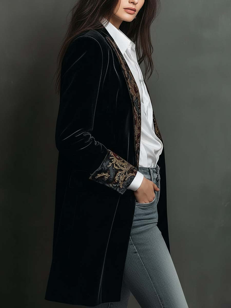 Ornate Longline Blazer