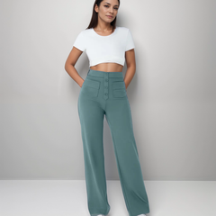 Anika | Stretch High-Waist Pants
