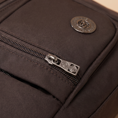 Iris everyday crossbody bag, close-up of the material
