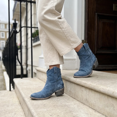 Comfort suede ankle boots