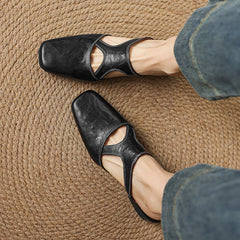 Genuine Leather Mules