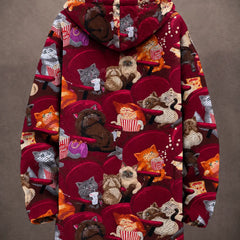 Cinema Cats Hooded Jacket