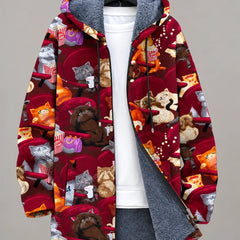 Cinema Cats Hooded Jacket