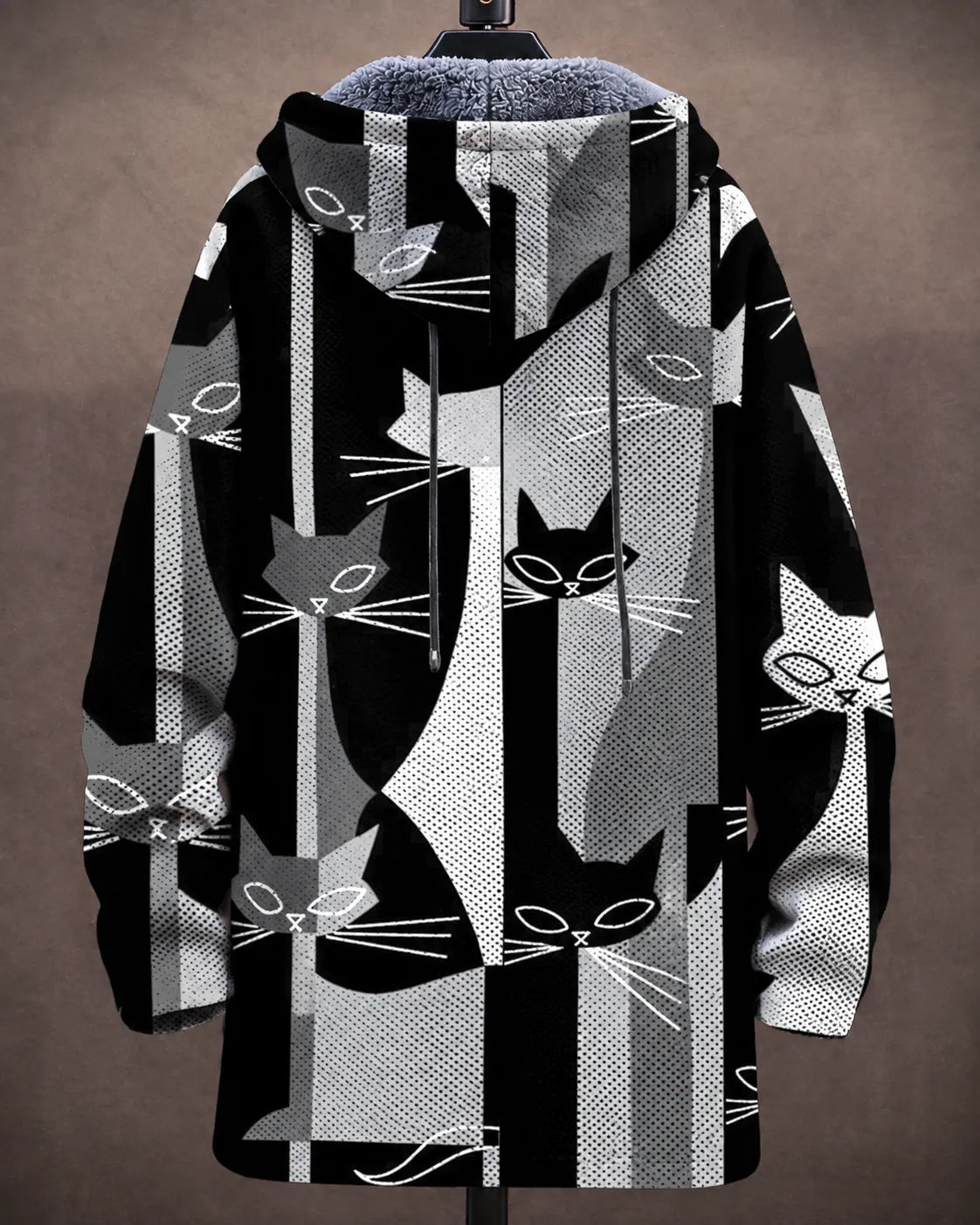 Modern Cats Hooded Jacket