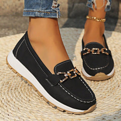 Orthopedic Flat Buckle Loafers