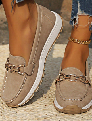 Orthopedic Flat Buckle Loafers