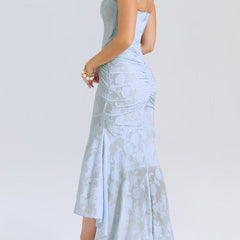Lace Fishtail Midi Dress