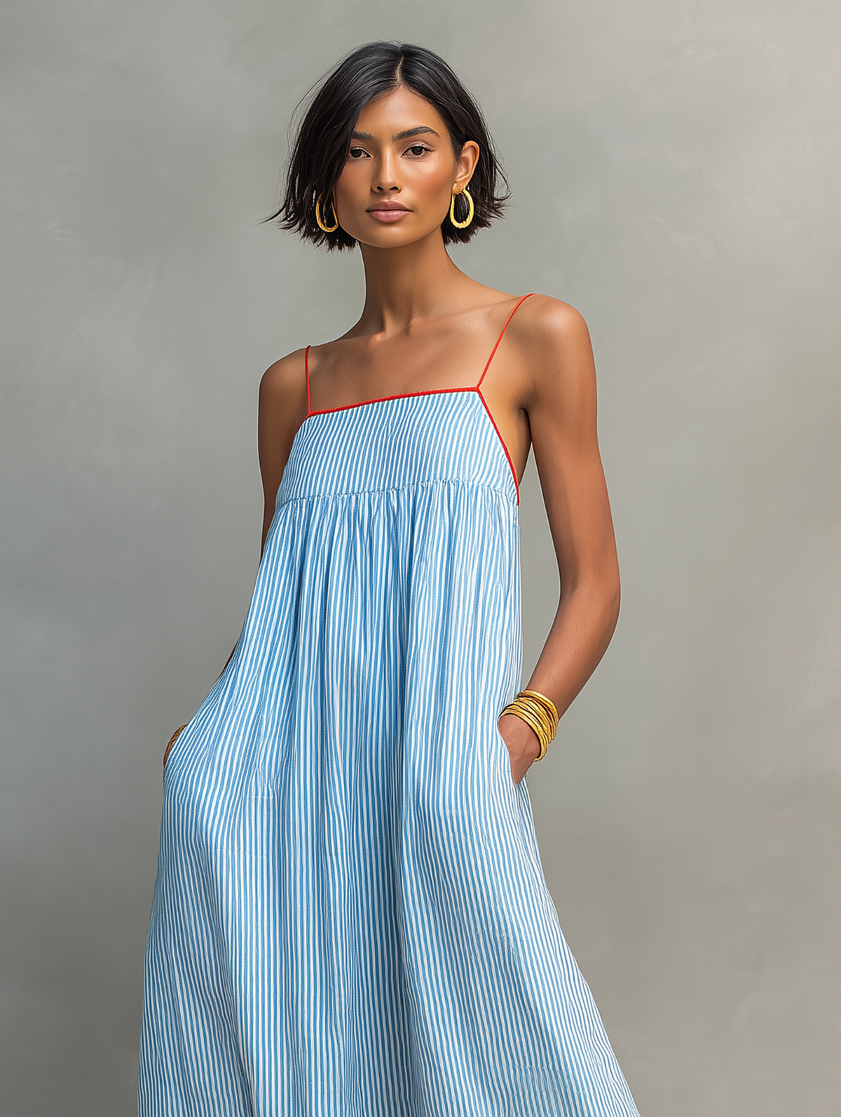 Striped Maxi Dress