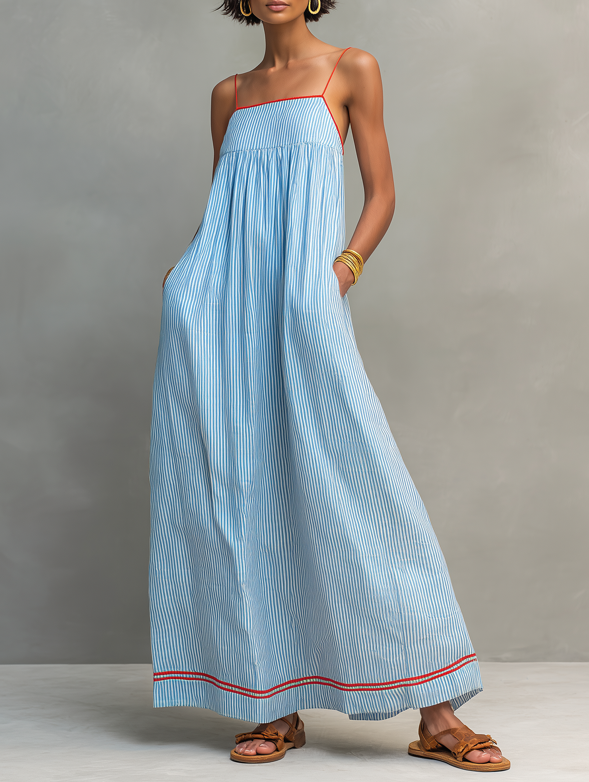 Striped Maxi Dress