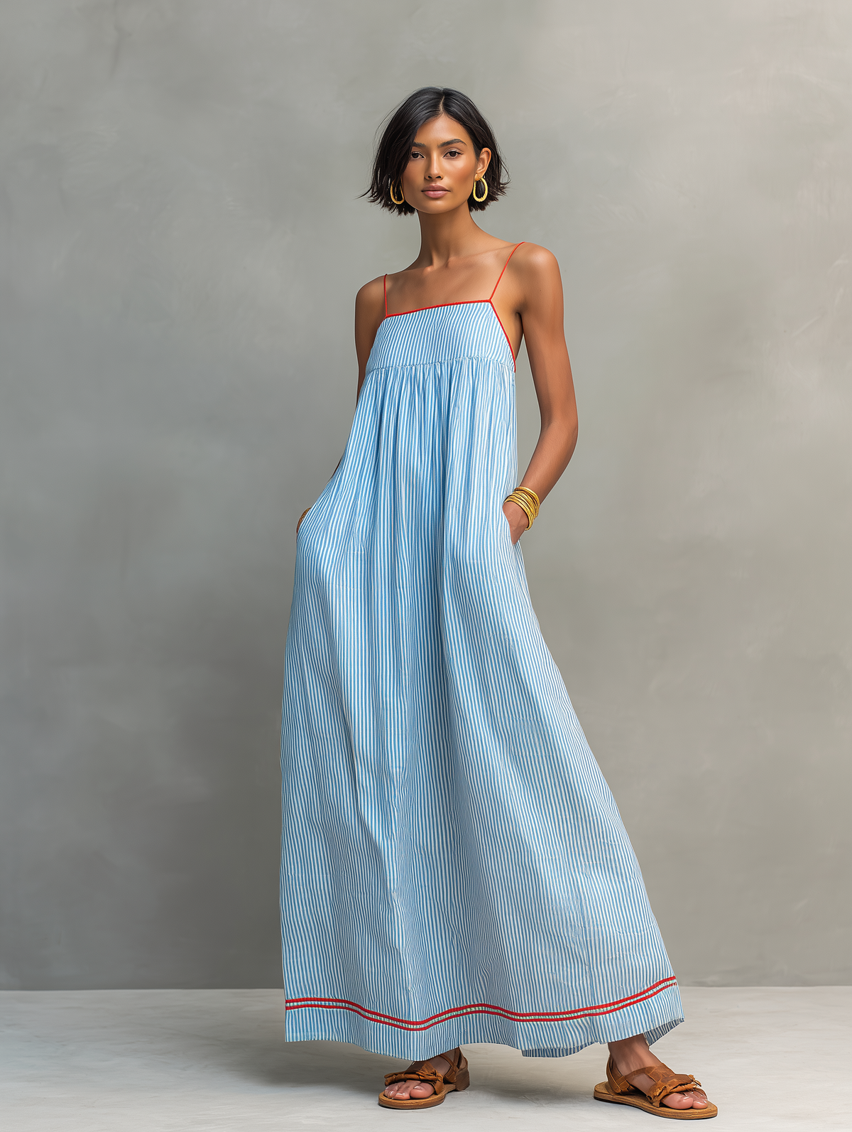 Striped Maxi Dress