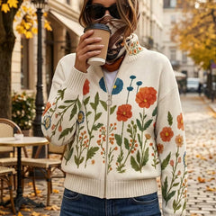 Wildflower Meadow Zip Cardigan