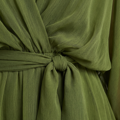 Powell chiffon dress, close-up of the material