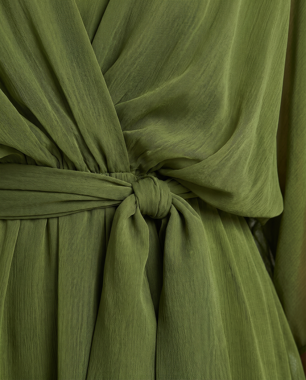 Powell chiffon dress, close-up of the material