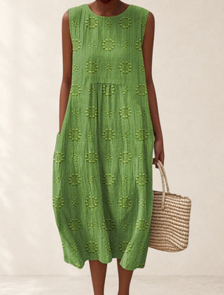 Elegant Dress with Pockets