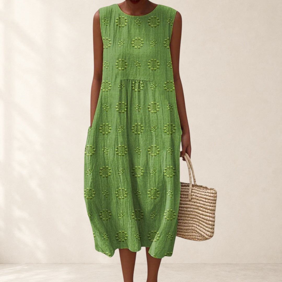 Elegant Dress with Pockets