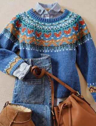 Kaylee | Classic Vintage Knit Sweater