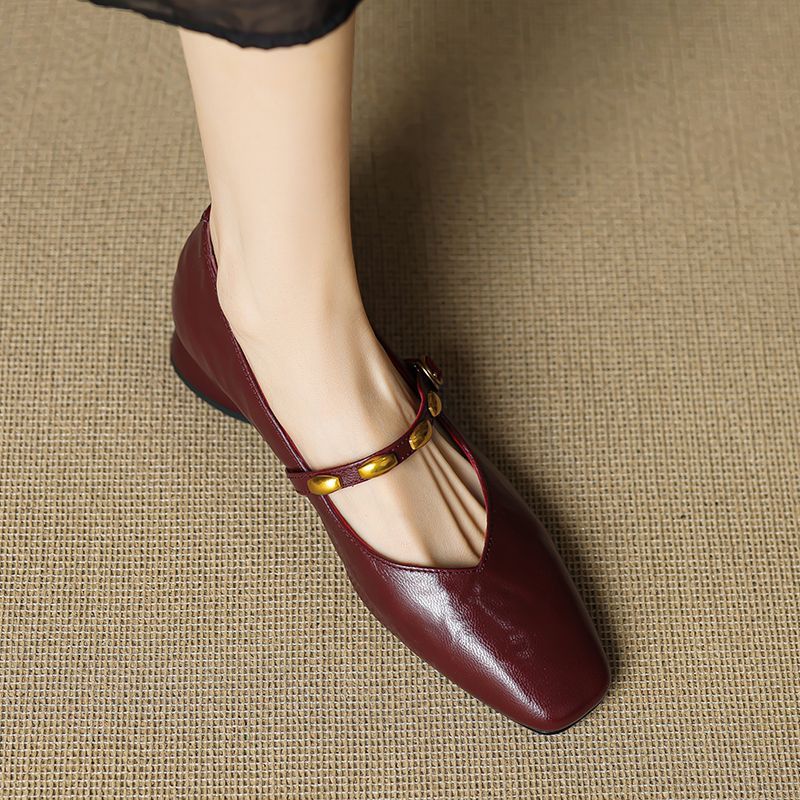 Genuine Leather Flats