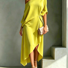 Square Neck Midi Dress