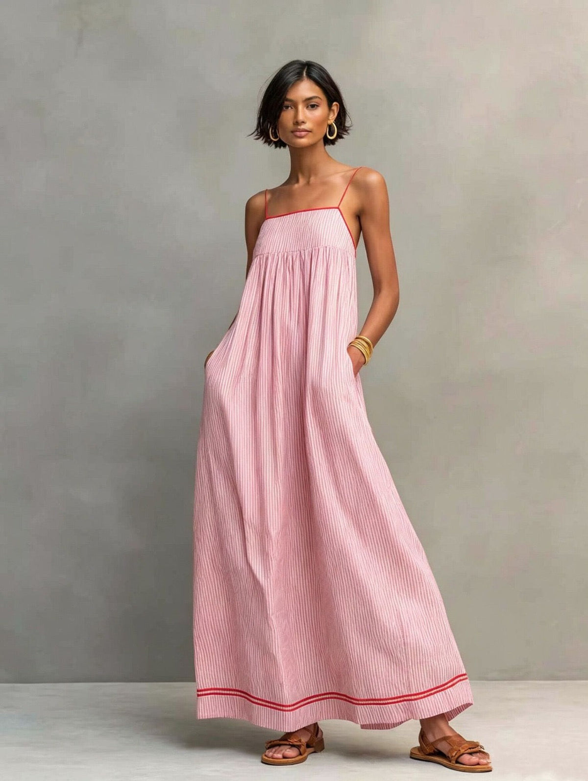Striped Maxi Dress