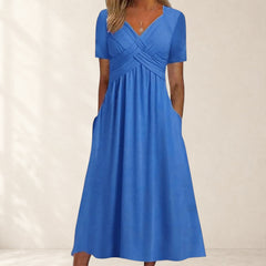 Midi Dress with Tummy Control