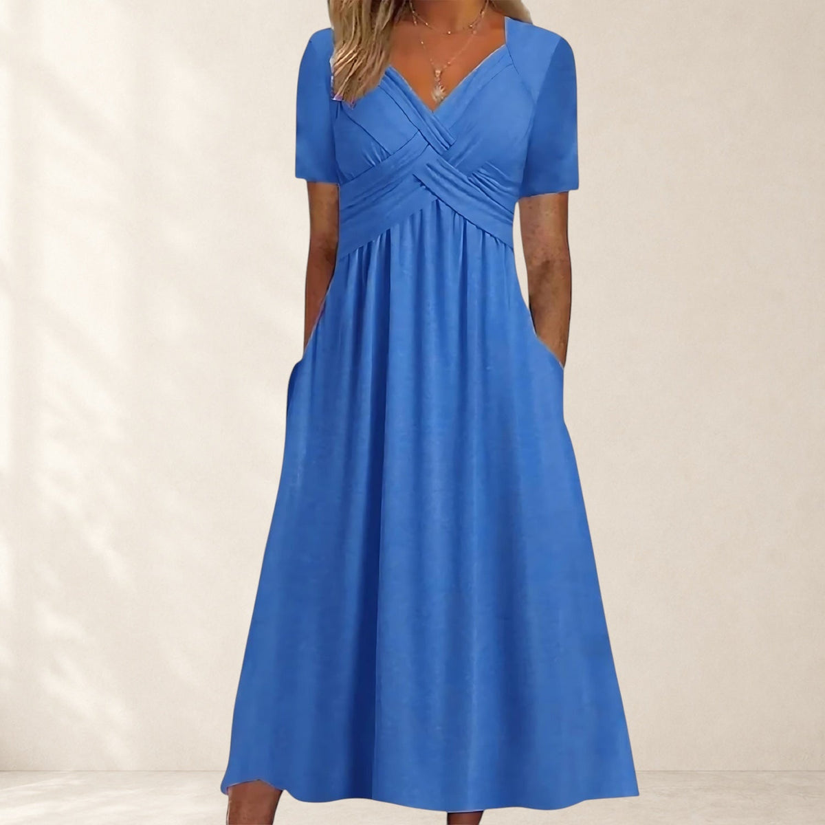 Midi Dress with Tummy Control