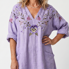 Roxanne | Oversized Floral Midi Dress