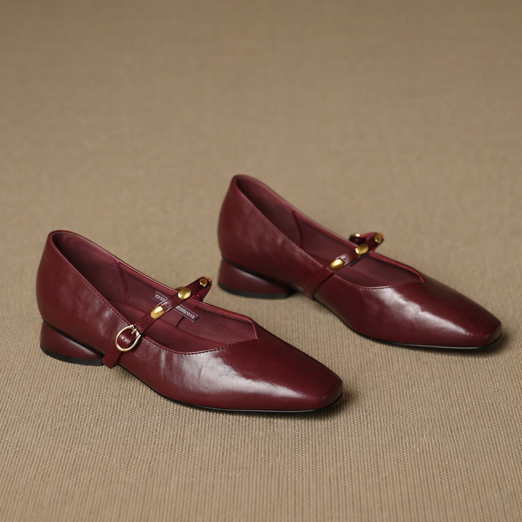 Genuine Leather Flats