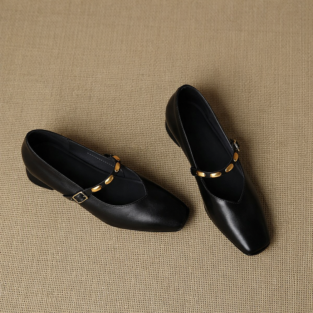 Genuine Leather Flats
