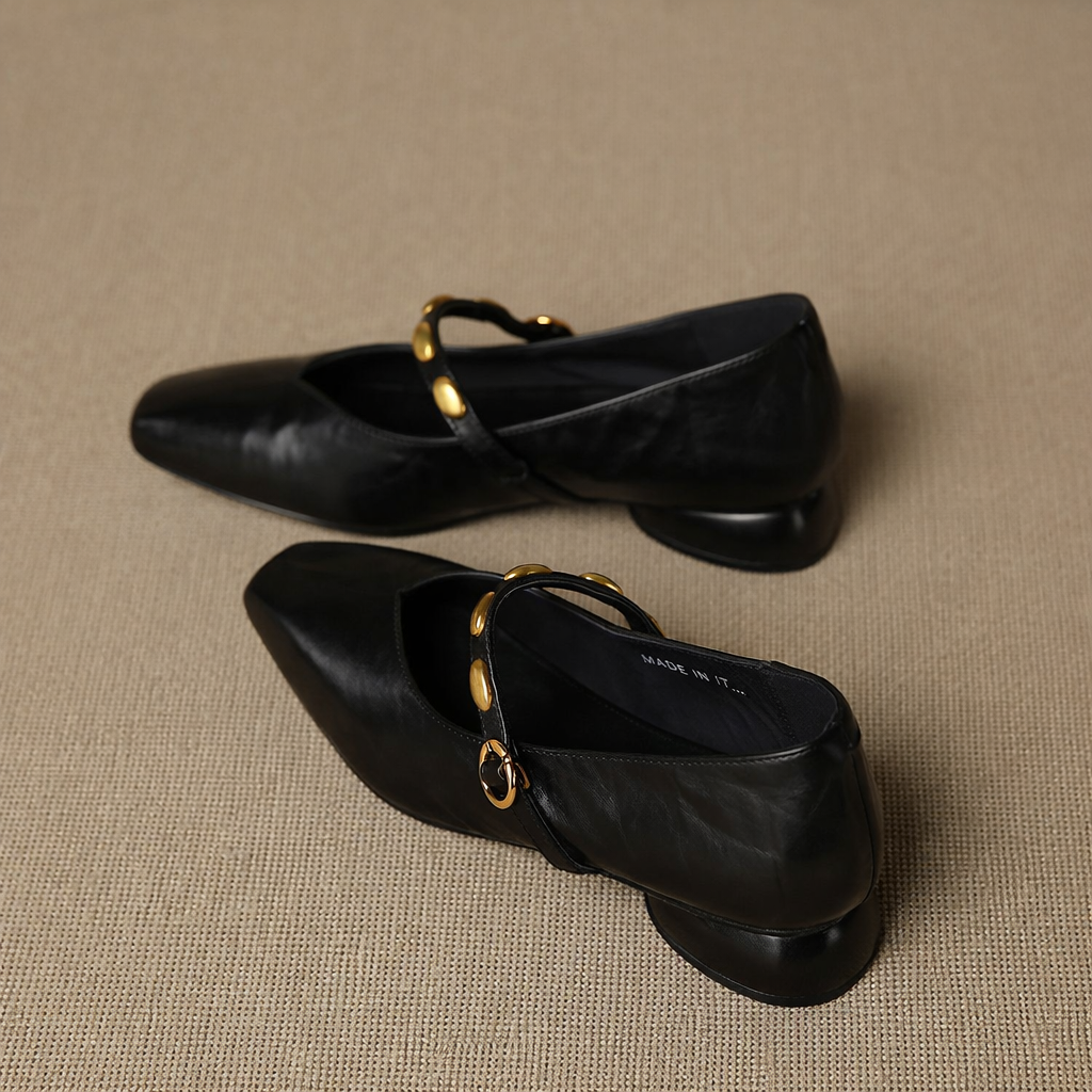 Genuine Leather Flats