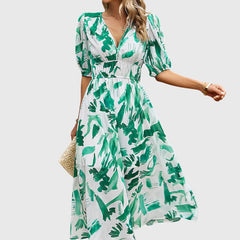 Flattering Floral Midi Dress