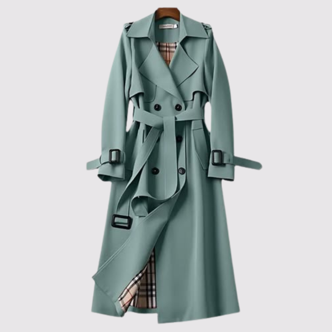 Tavia | Elegant Timeless Belted Trench Coat