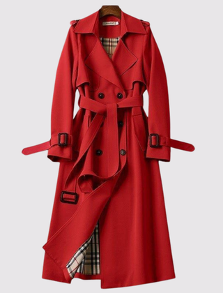 Tavia | Elegant Timeless Belted Trench Coat