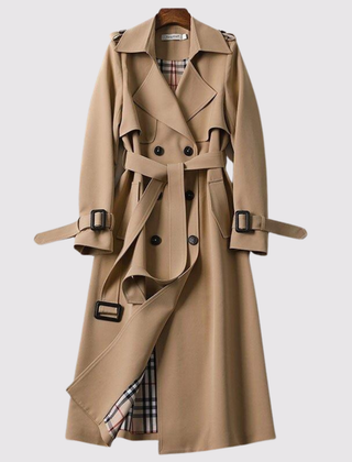 Tavia | Elegant Timeless Belted Trench Coat