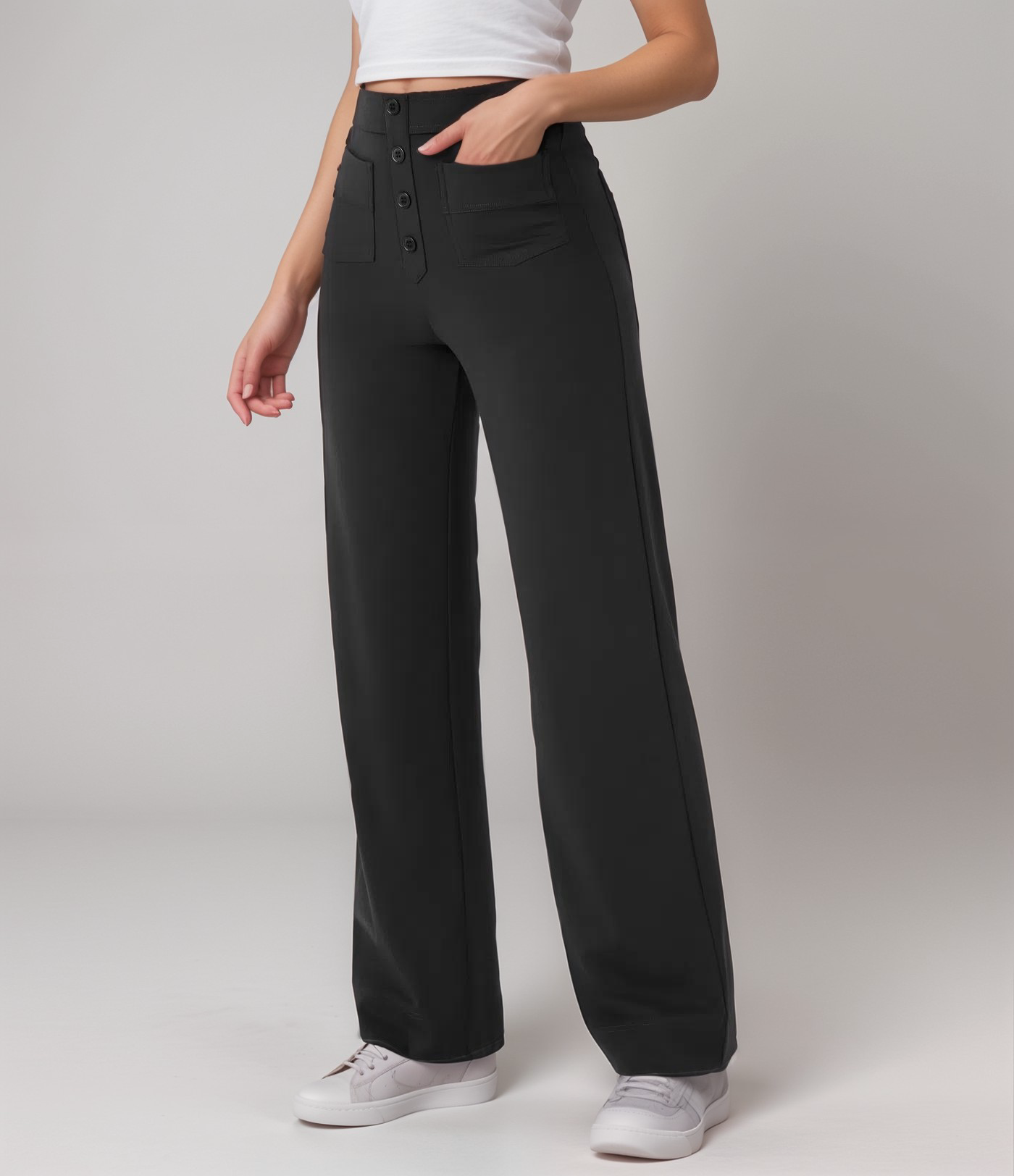 Anika | Stretch High-Waist Pants