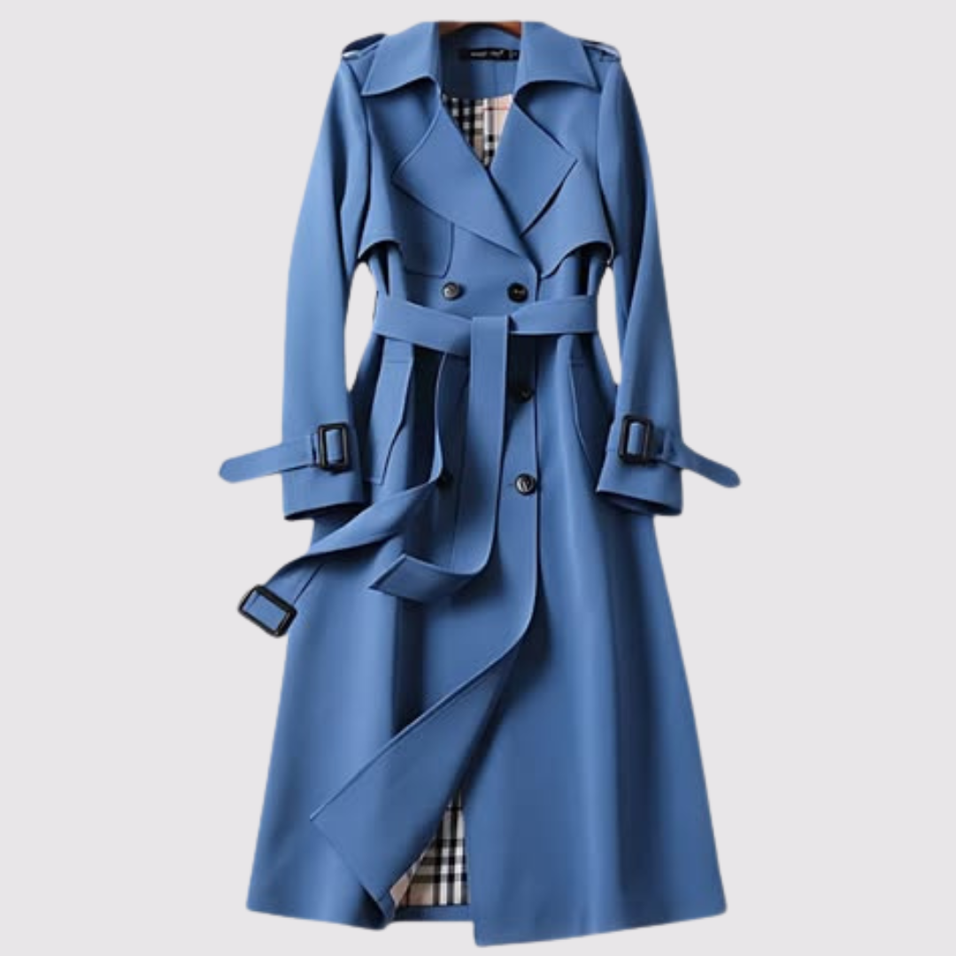 Tavia | Elegant Timeless Belted Trench Coat