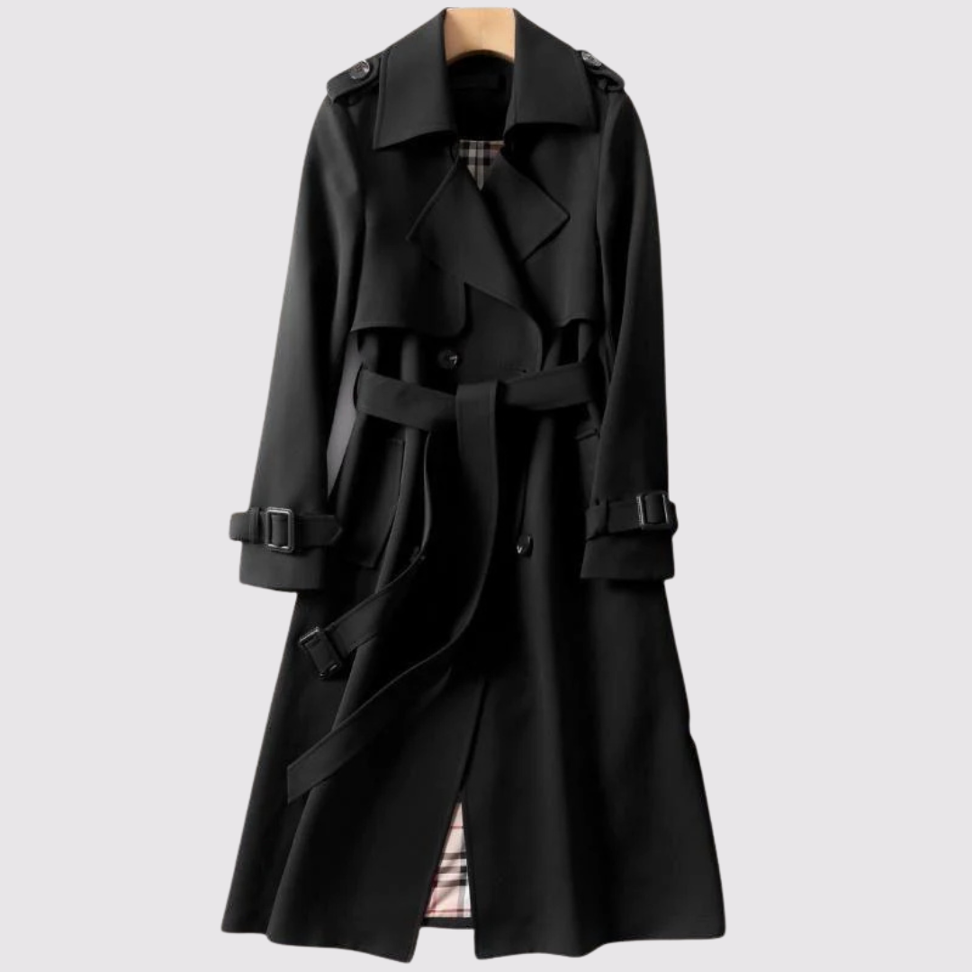 Tavia | Elegant Timeless Belted Trench Coat
