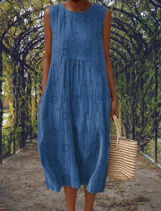 Katherine | Stylish Sleeveless Dress with Pockets