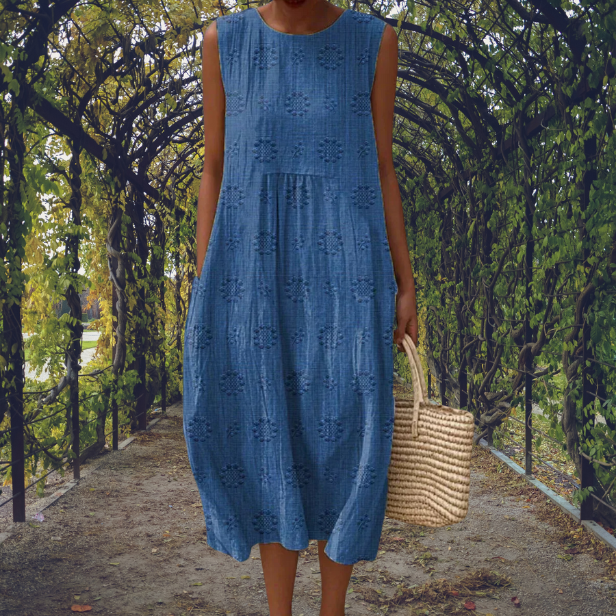 Katherine | Stylish Sleeveless Dress with Pockets