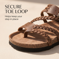 Braided Cork Sandals
