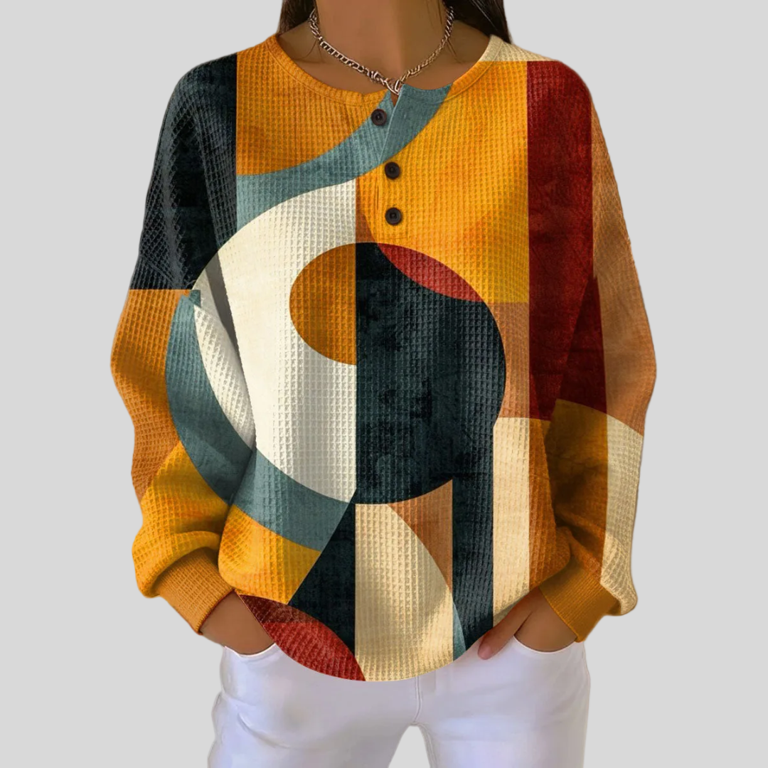 Geometric Pattern Sweatshirt