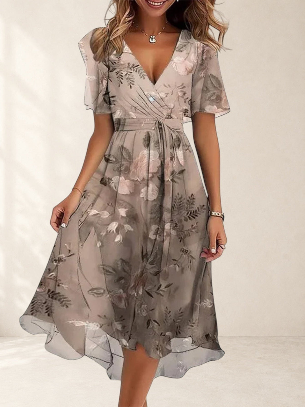 Summer Dress With Belly Cover