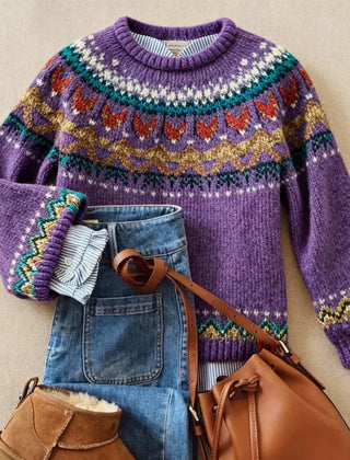 Solva | Classic Vintage Knit Sweater
